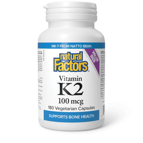 Natural Factors Vitamin K2 100mcg Bonus