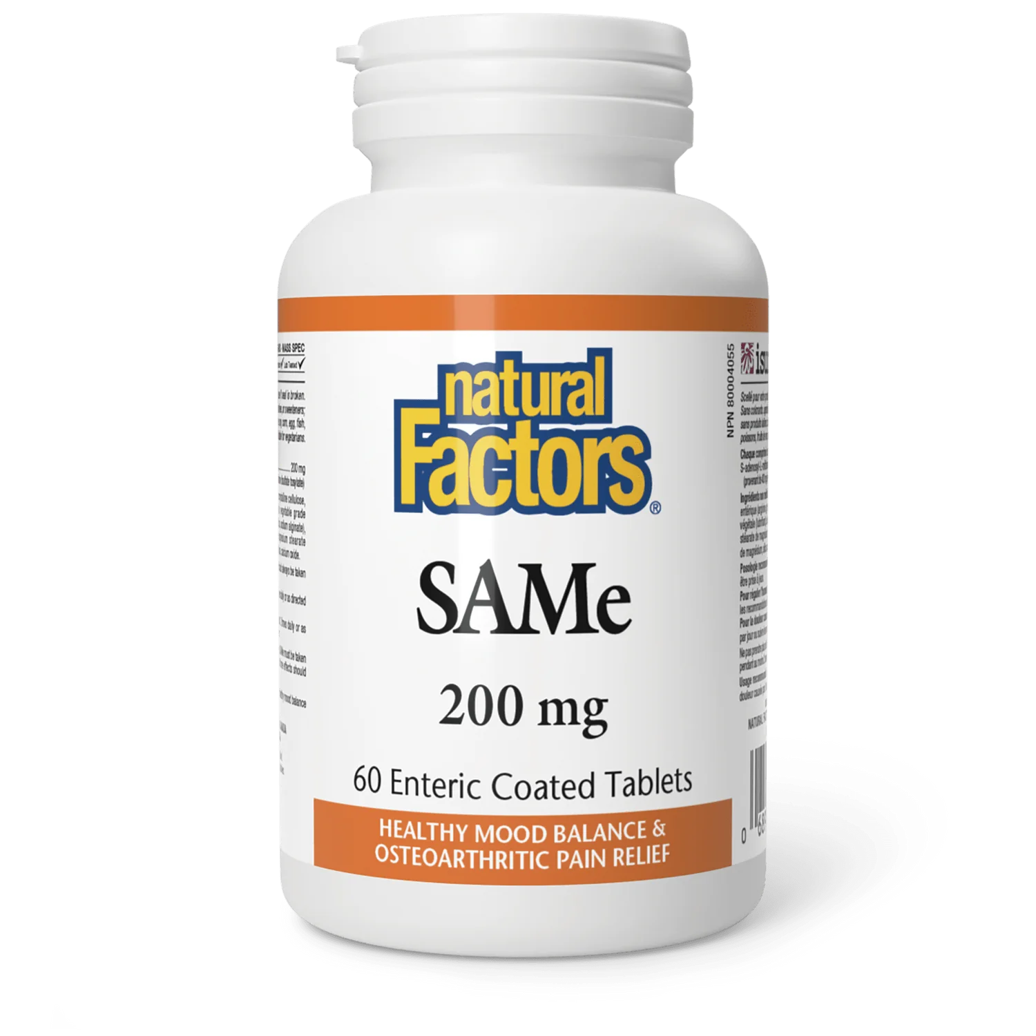 Natural Factors SAMe 200mg