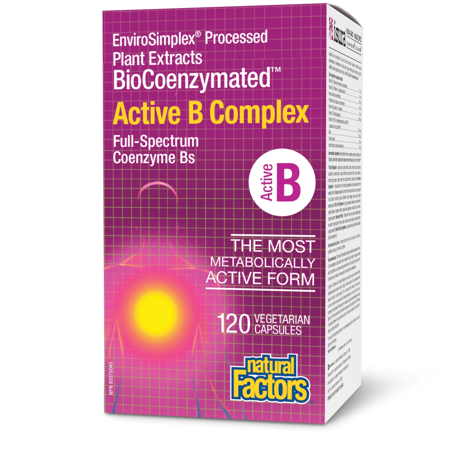 Natural Factors BioCoenzymated Active B Complex