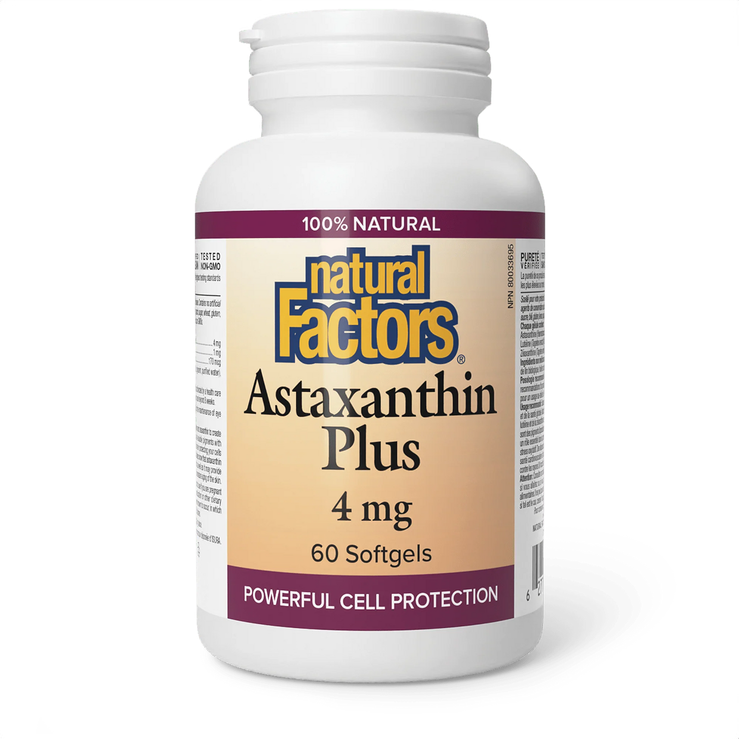 Natural Factors Astaxanthin Plus 4mg