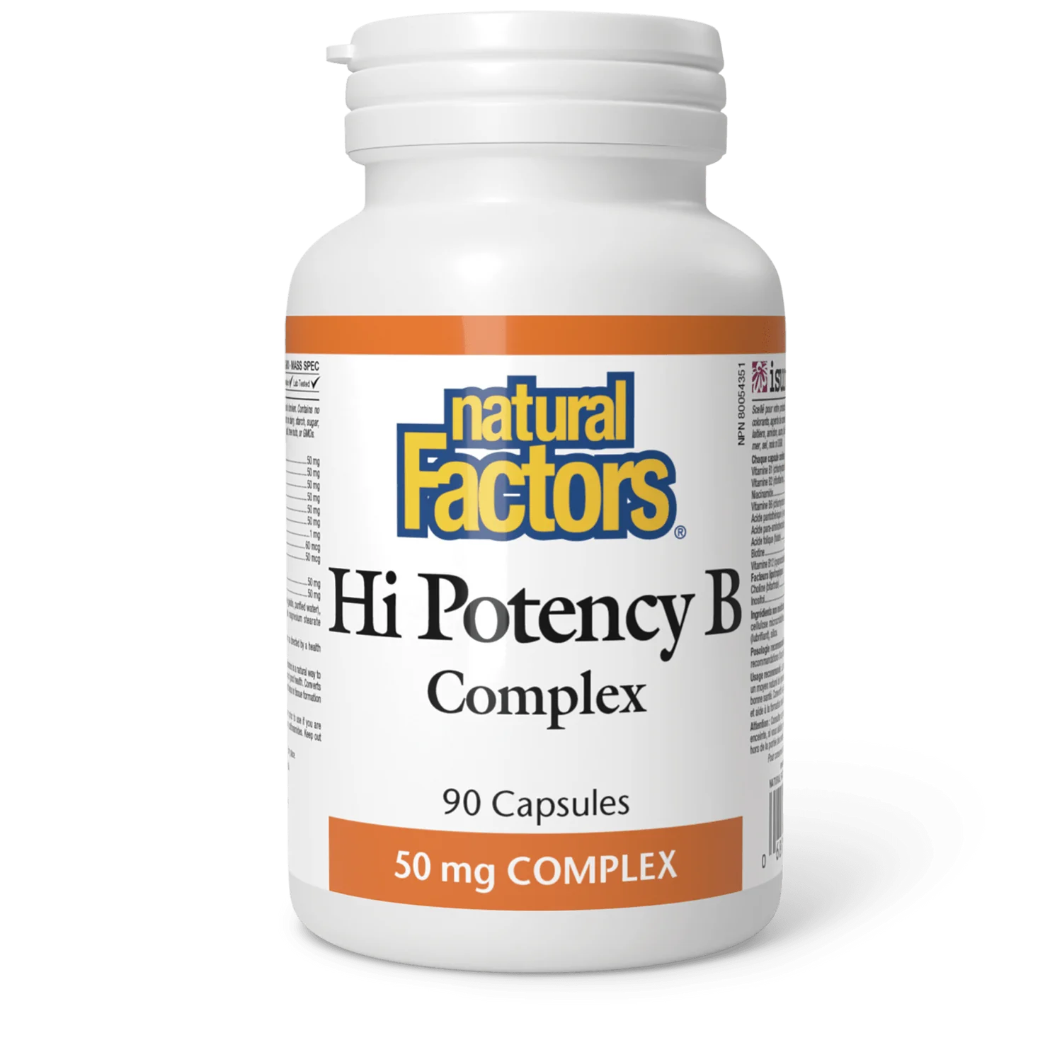Natural Factors Hi Potency B Complex 50mg
