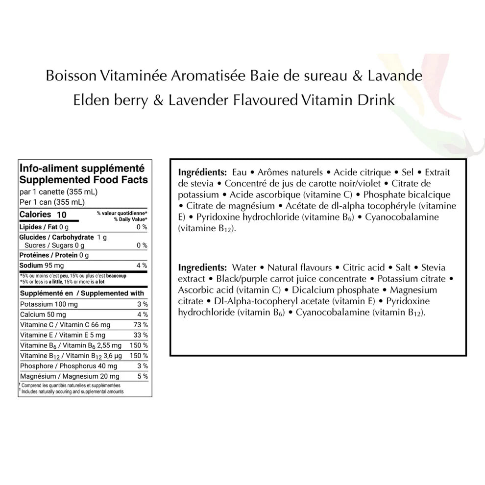 O Hydration Water Elderberry & Lavendar