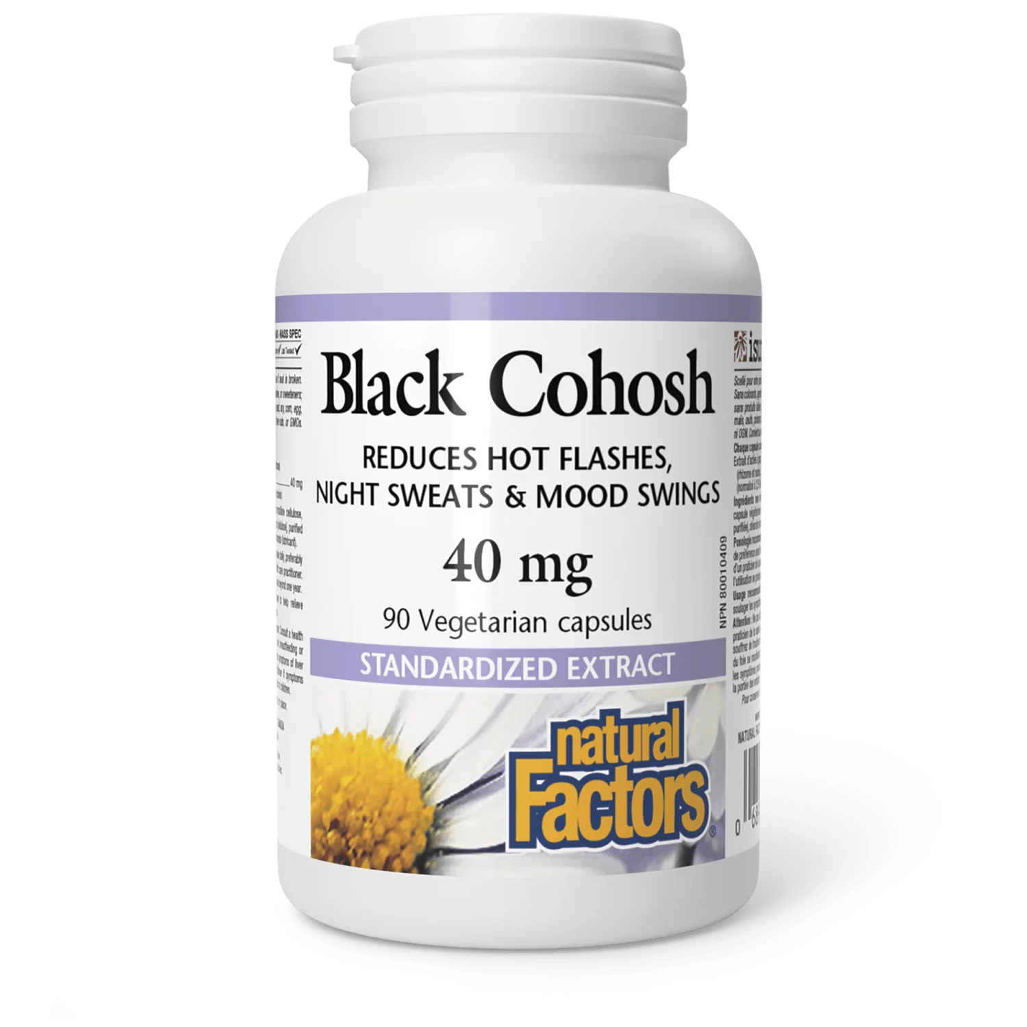 Natural Factors Black Cohosh Standardized Extract 40mg