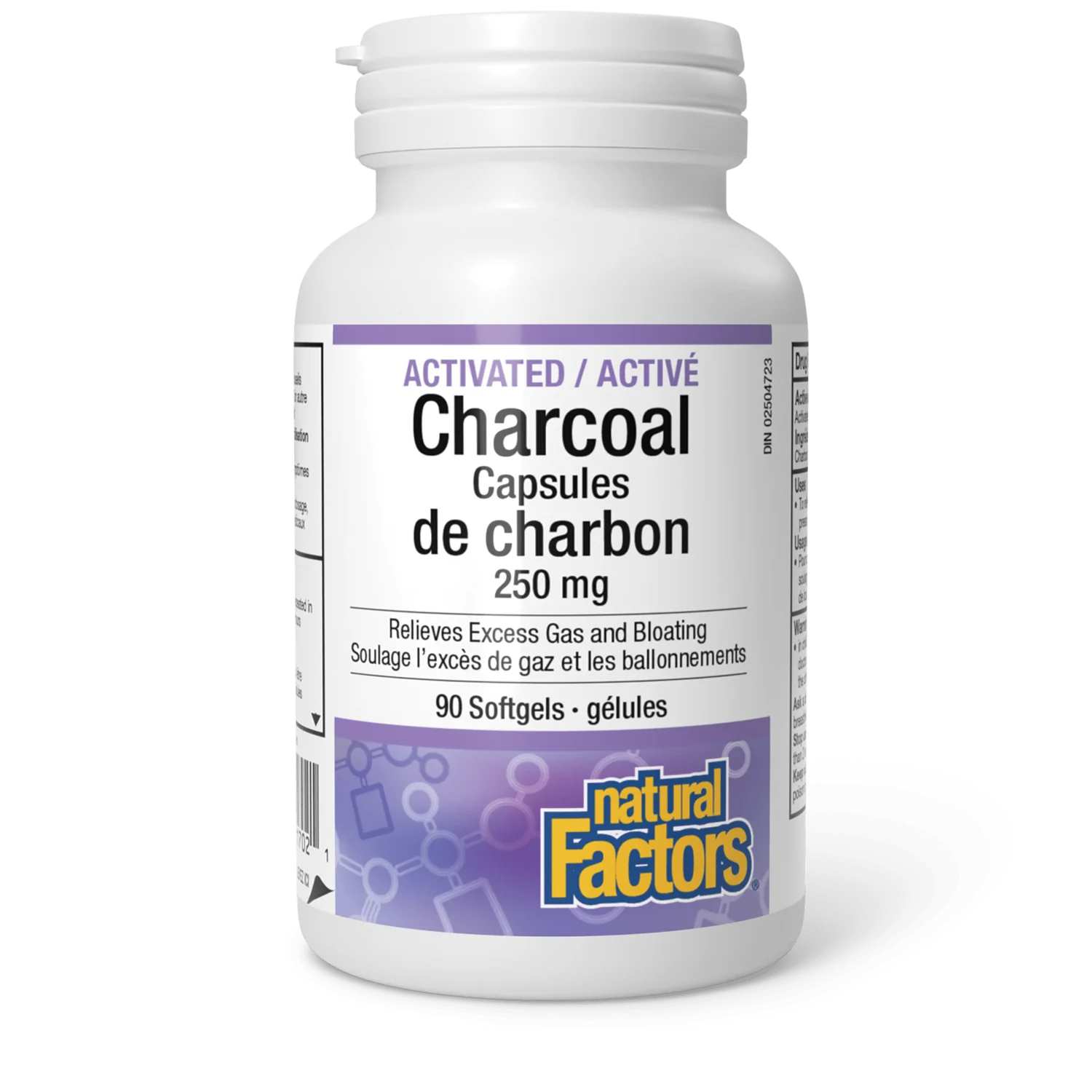 Natural Factors Activated Charcoal 250mg