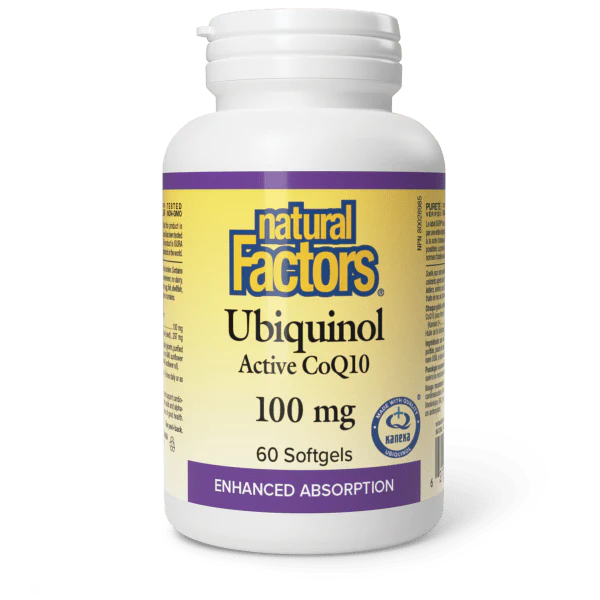 Natural Factors Ubiquinol Active CoQ10 100mg