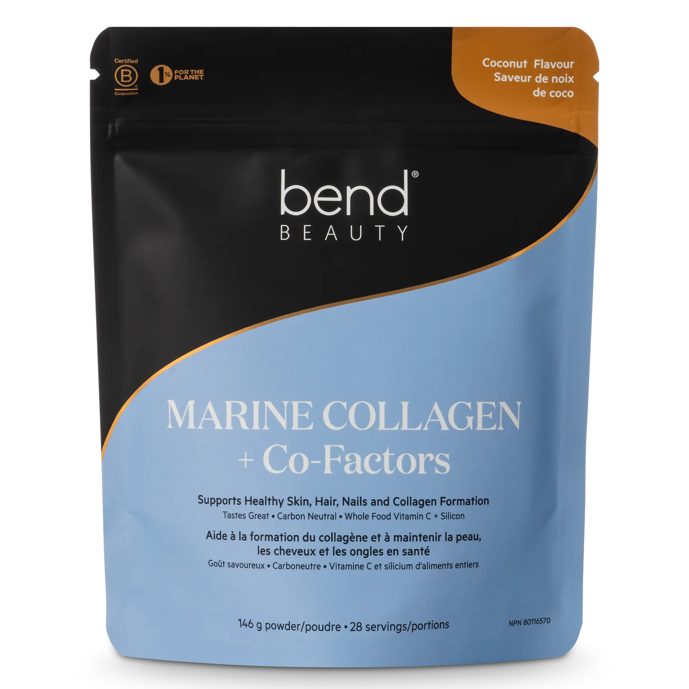 Bend Beauty Marine Collagen + CoFactors 146g Powder