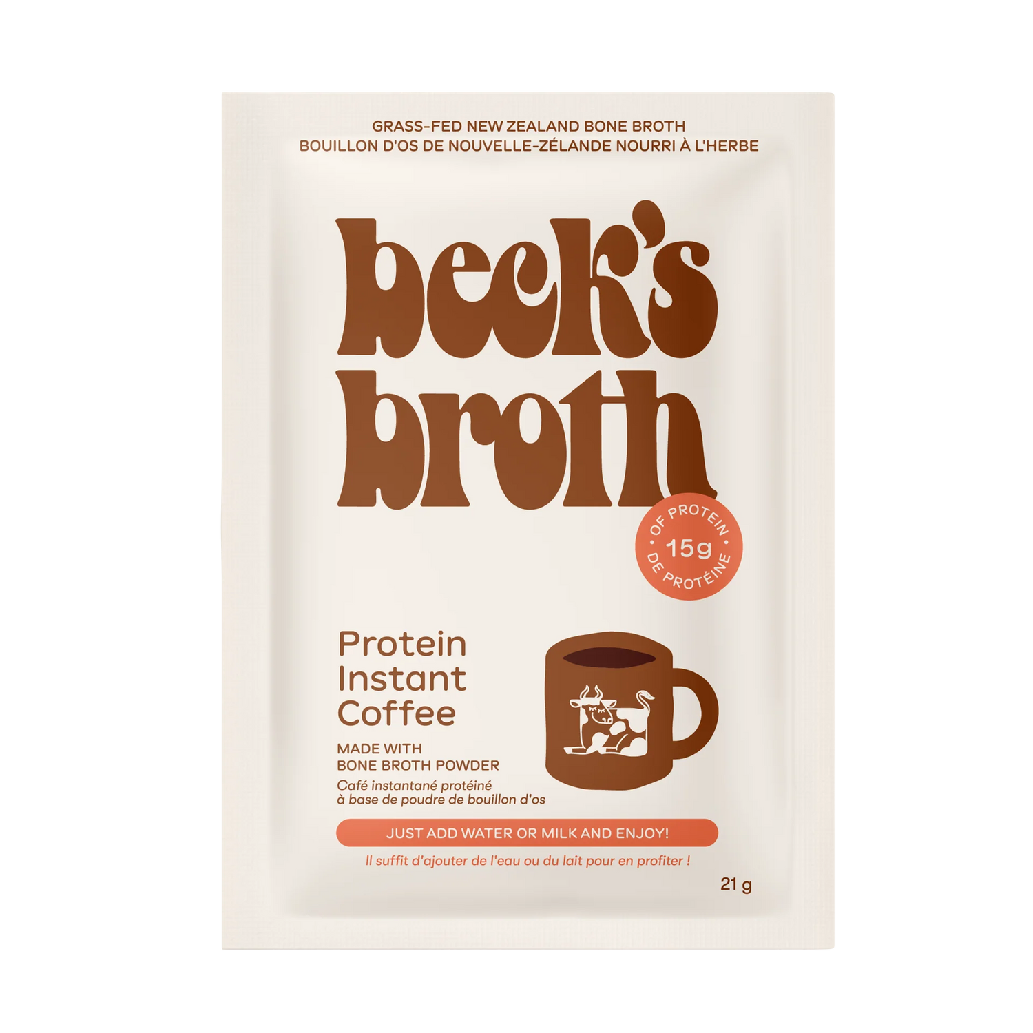 Beck's Broth Protein Instant Coffee