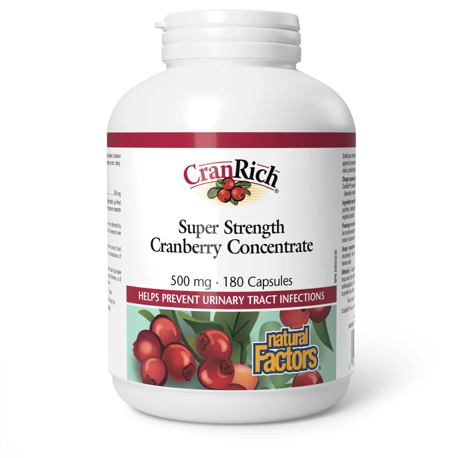 Natural Factors CranRich Super Strength Cranberry Concentrate 500mg