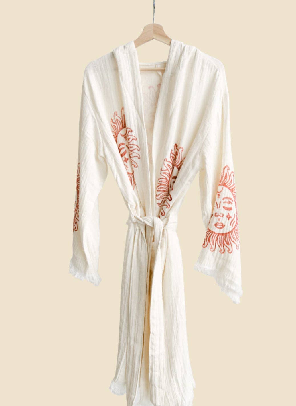 Rojo Glow Hooded Bathrobe