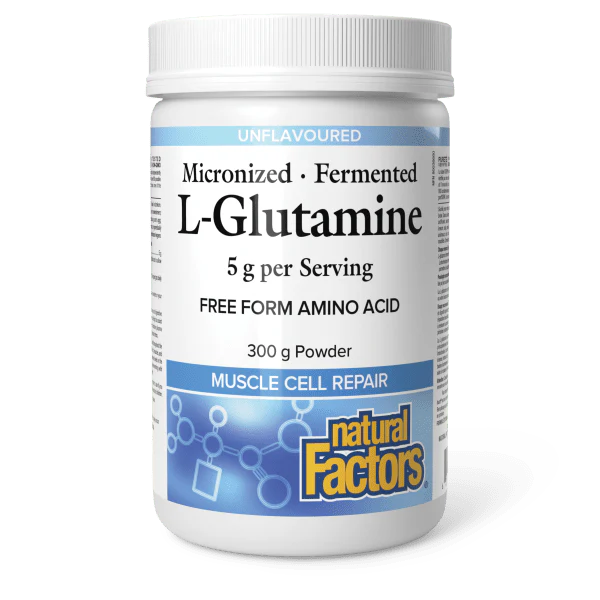 Natural Factors Micronized L-Glutamine 5g Powder