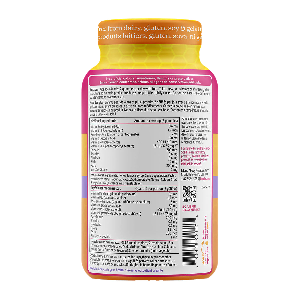 Honibe Kid's Multi+ Immune Boost Gummies