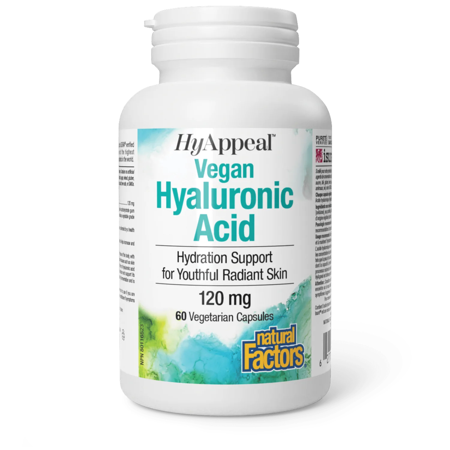 Natural Factors HyAppeal Vegan Hyaluronic Acid 120mg