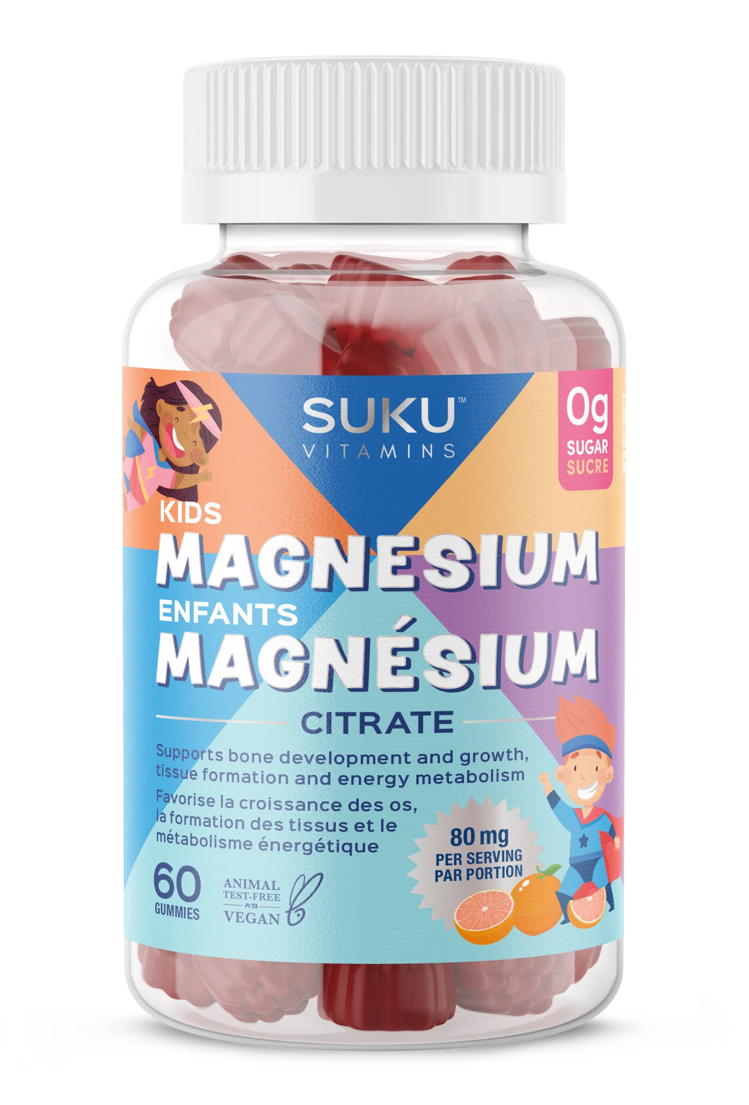 Suku Kids Magnesium Citrate Gummies