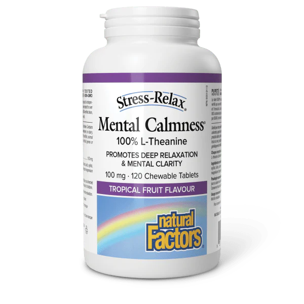 Natural Factors Mental Calmness 100mg, Stress-Relax