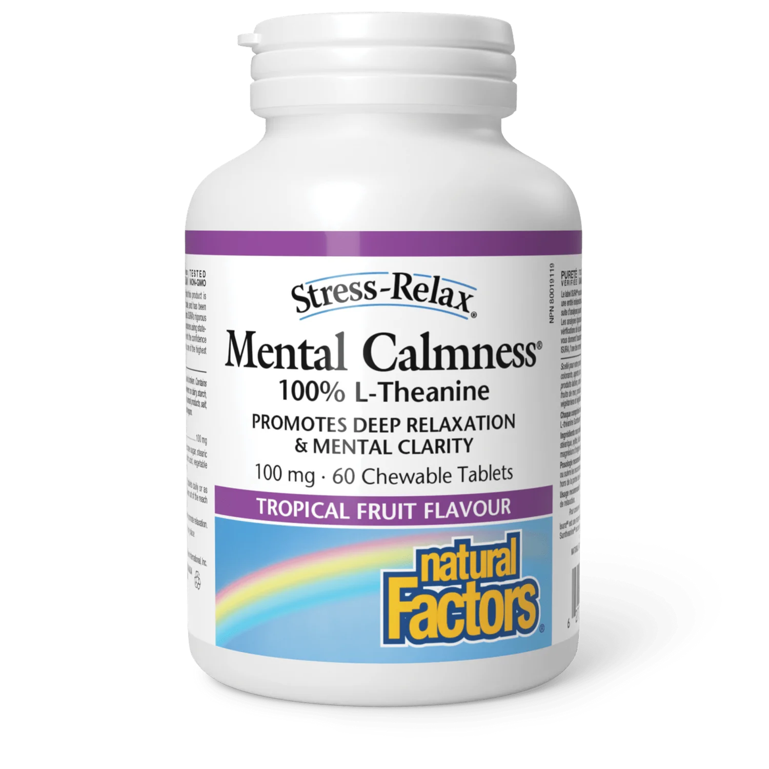 Natural Factors Mental Calmness 100mg, Stress-Relax