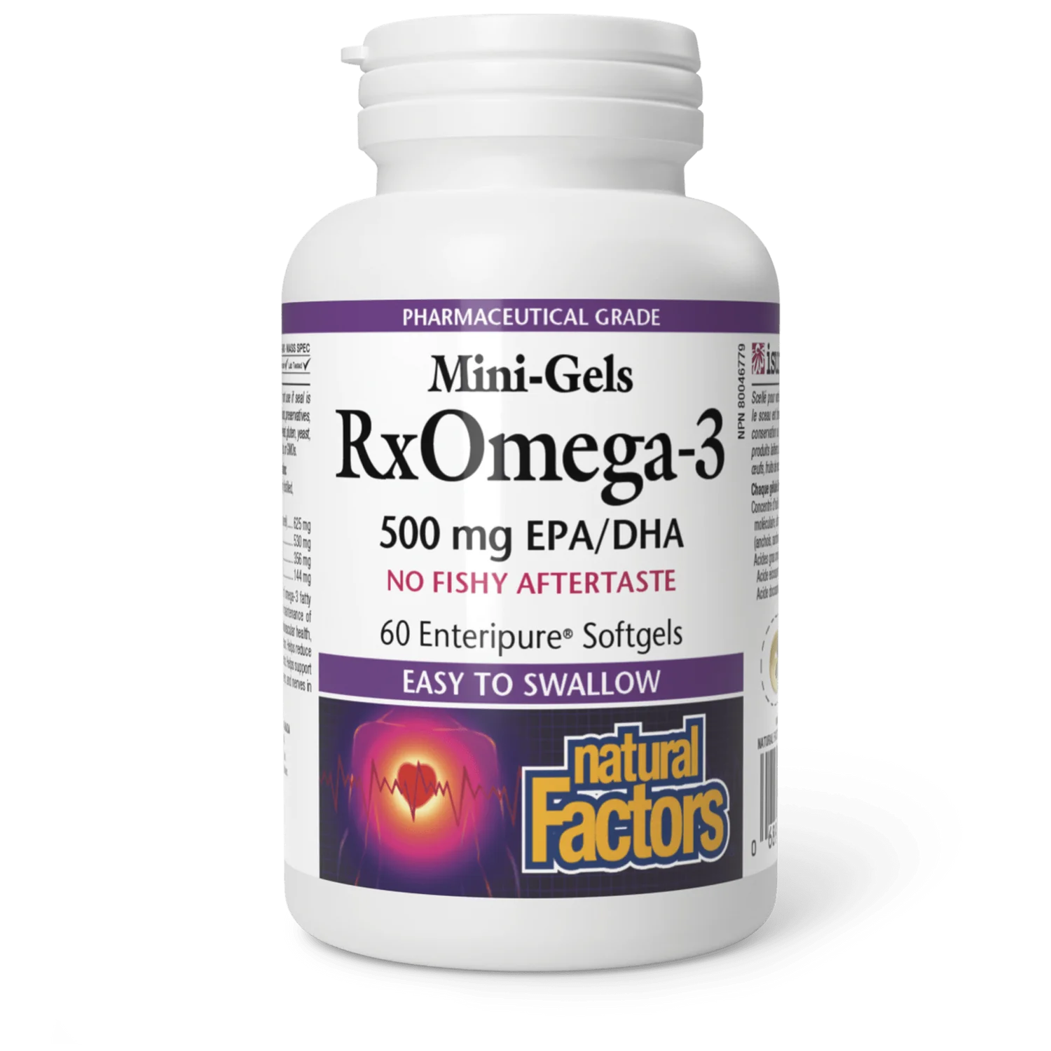Natural Factors RxOmega-3 Mini-gels 500mg
