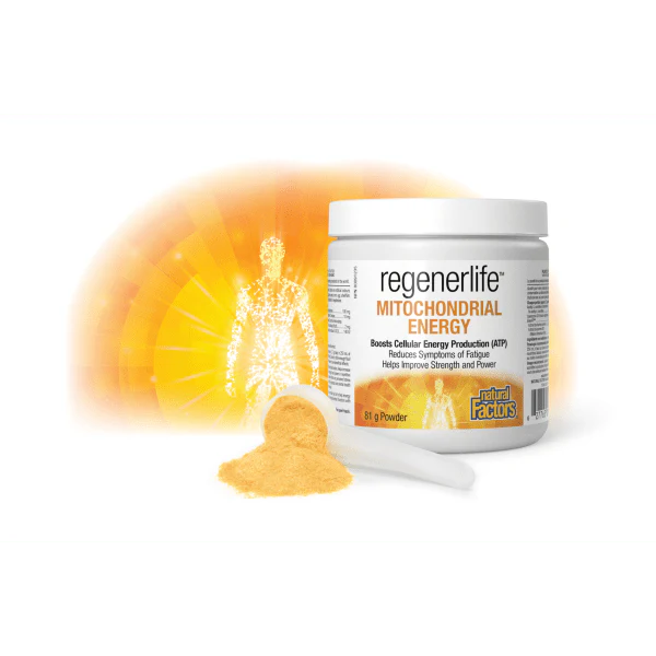 Natural Factors Regenerlife, Mitochondrial Energy Watermelon Powder