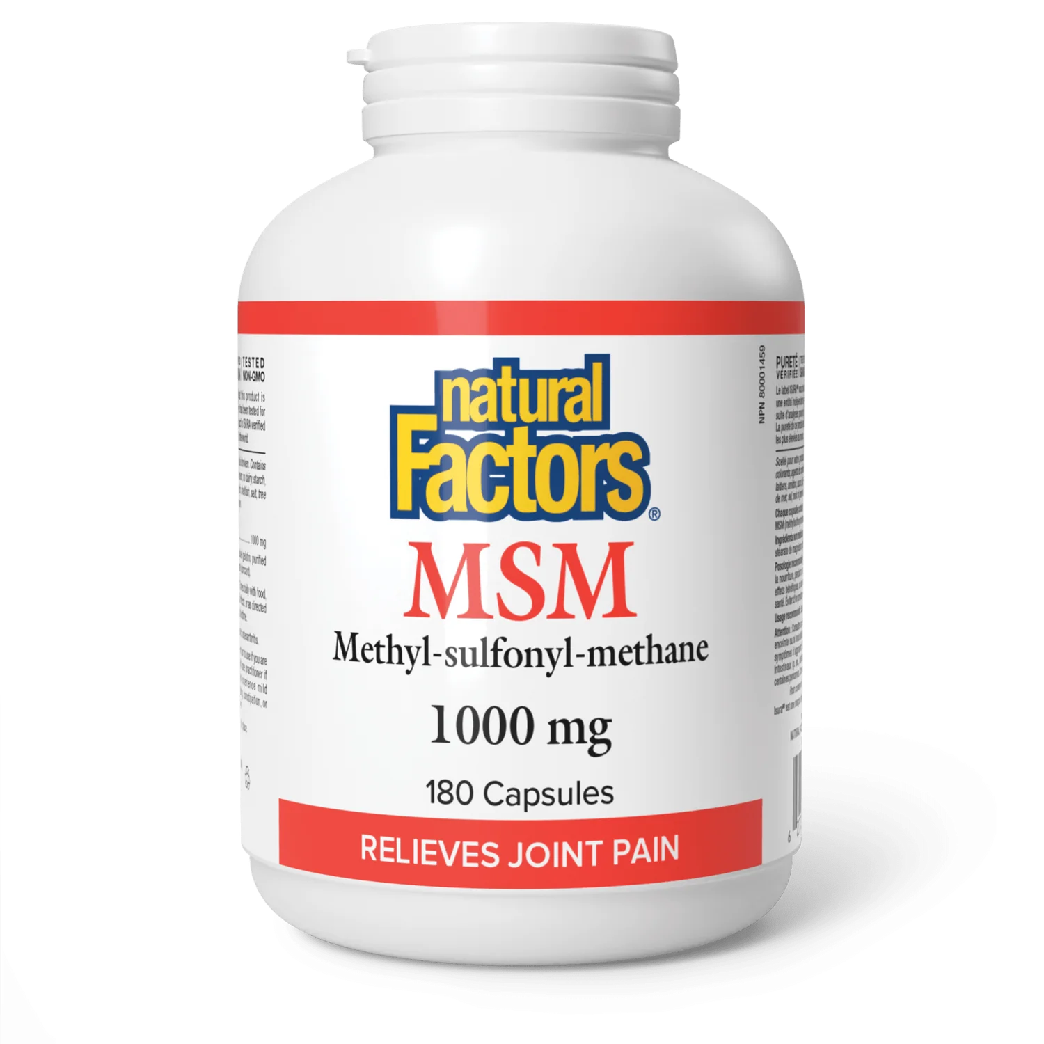 Natural Factors MSM Methyl-sulfonyl-methane 1000mg