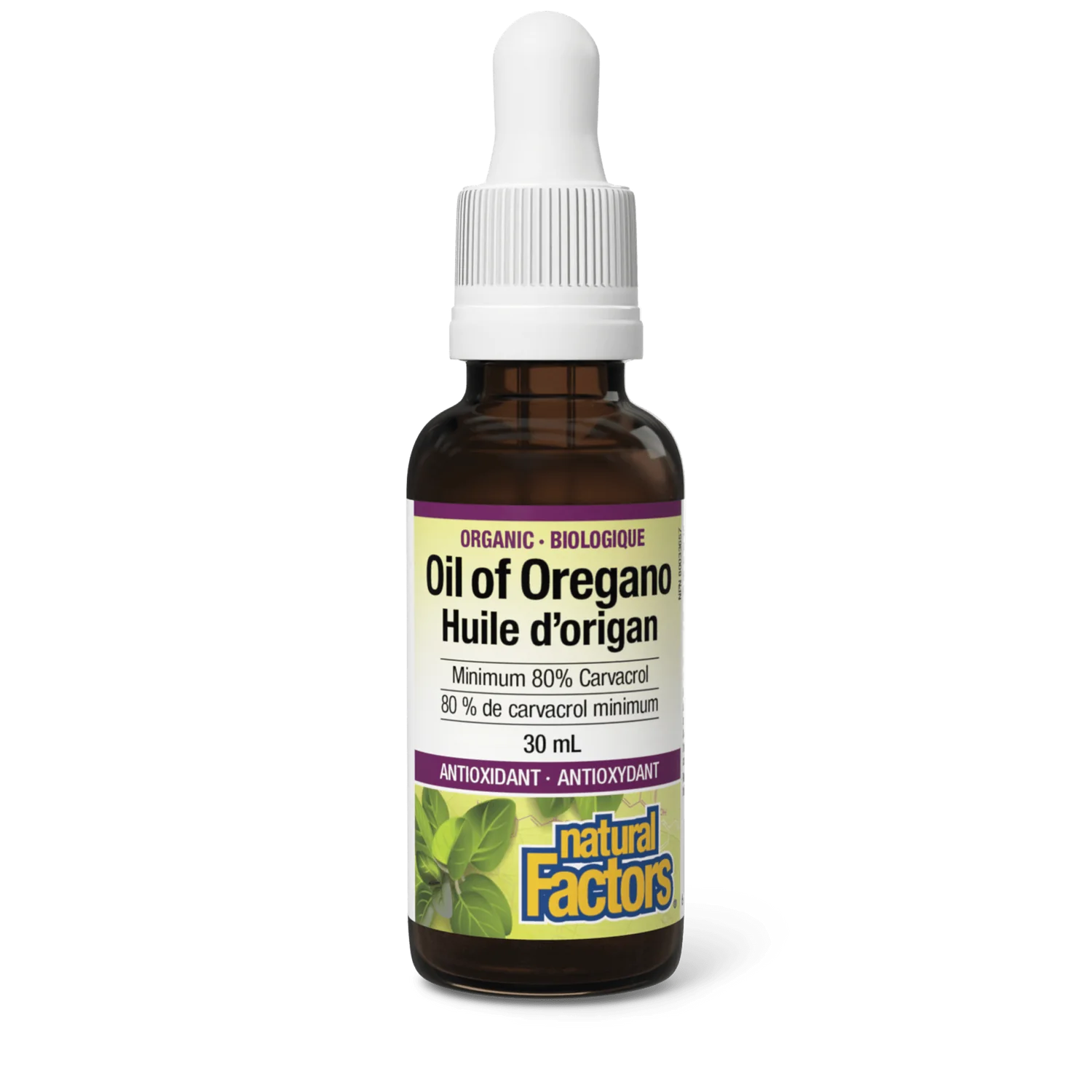Natural Factors Organic Oil of Oregano Liquid