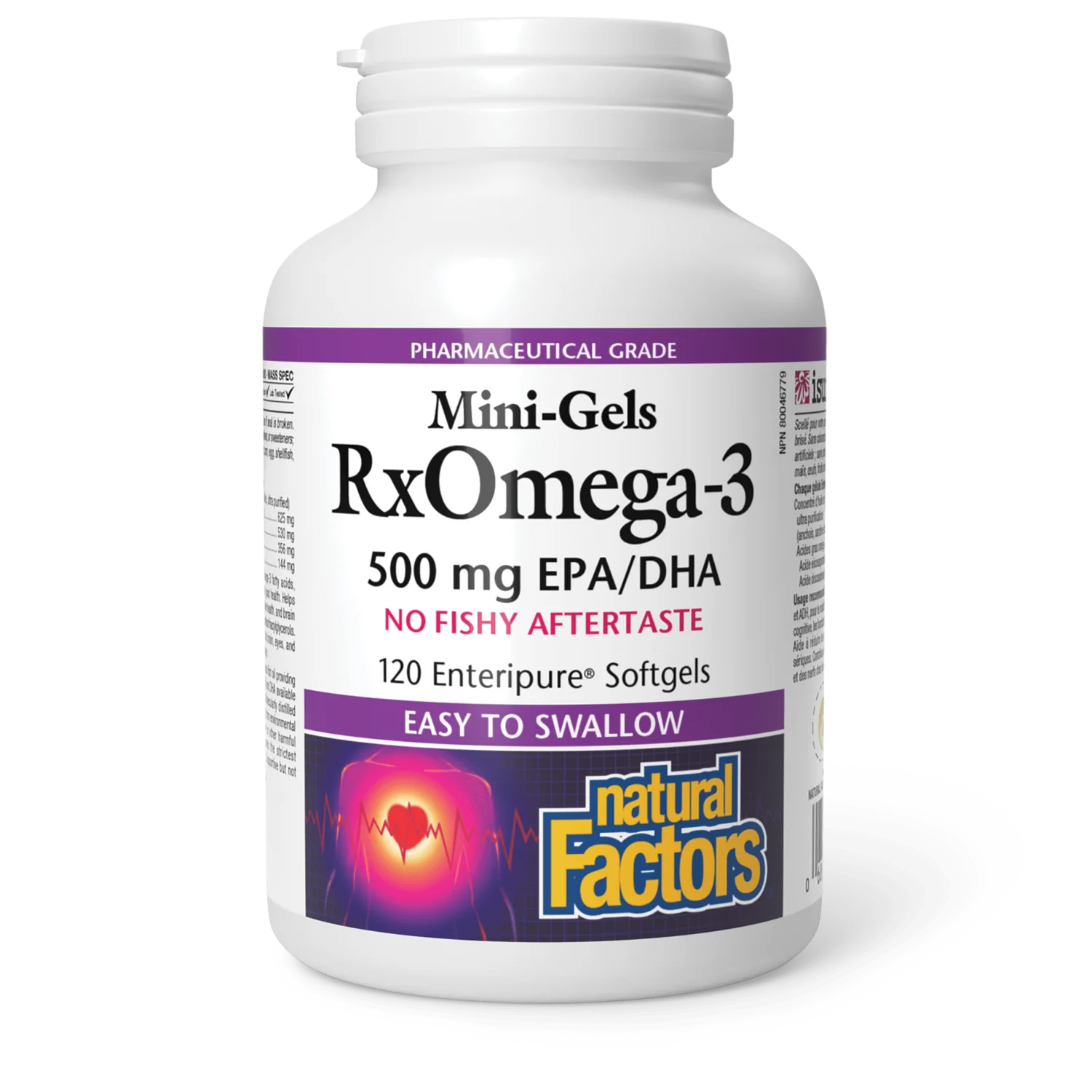 Natural Factors RxOmega-3 Mini-gels 500mg