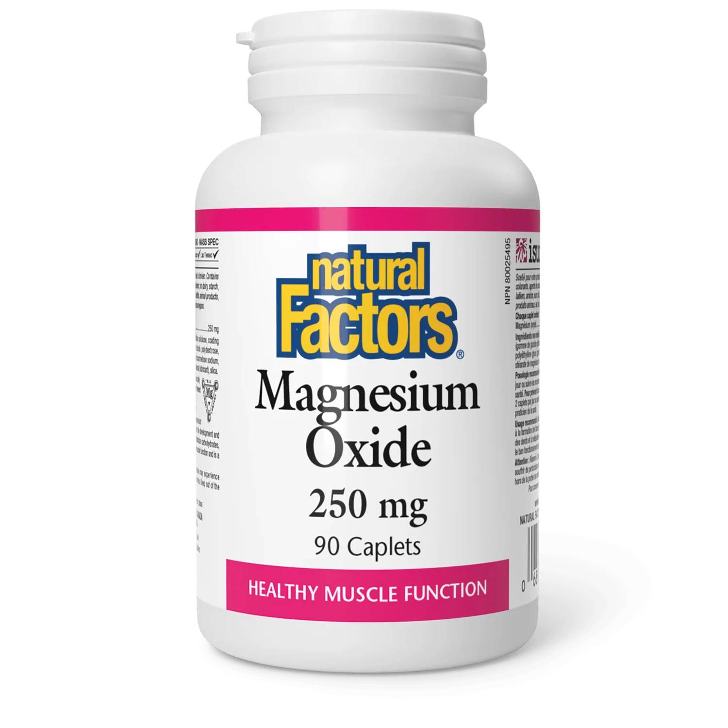 Natural Factors Magnesium Oxide 250mg