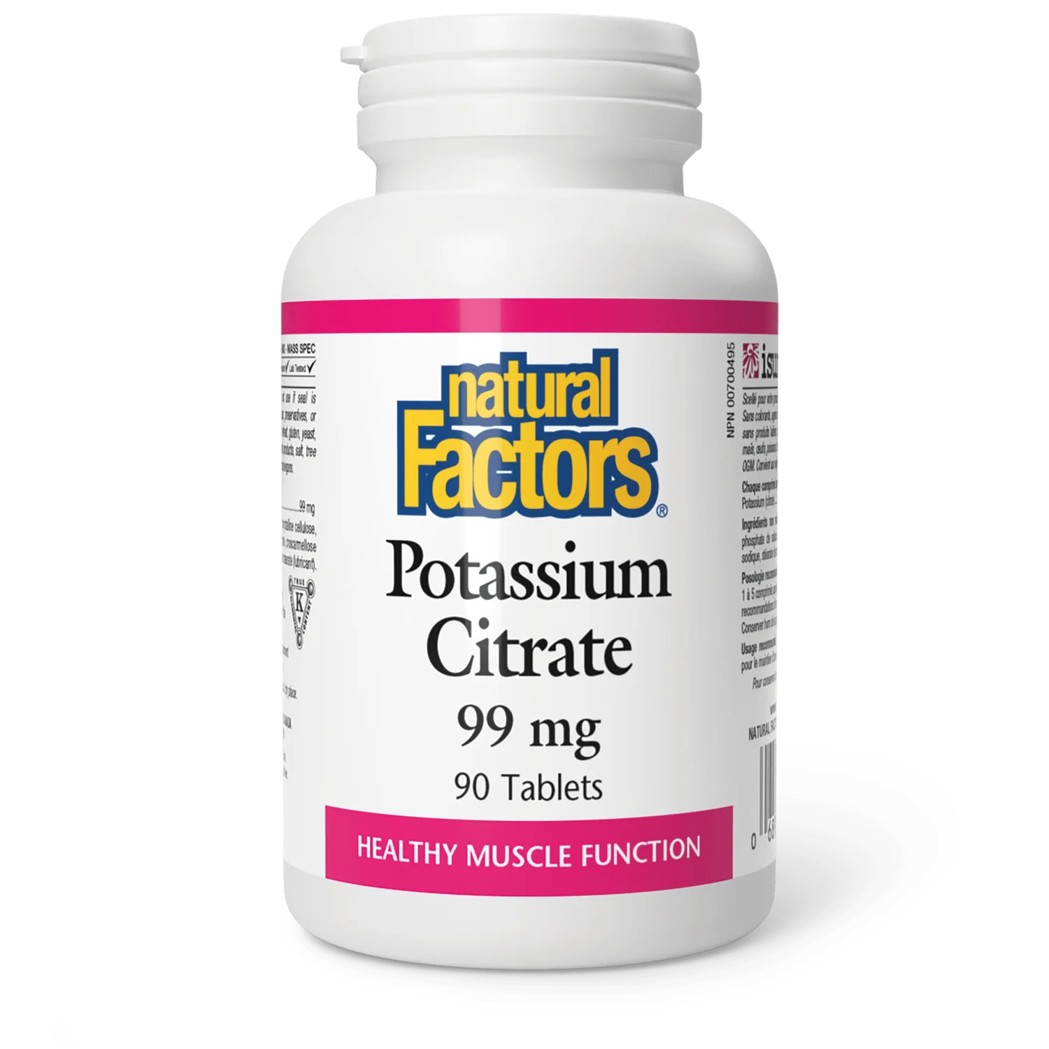 Natural Factors Potassium Citrate 99mg