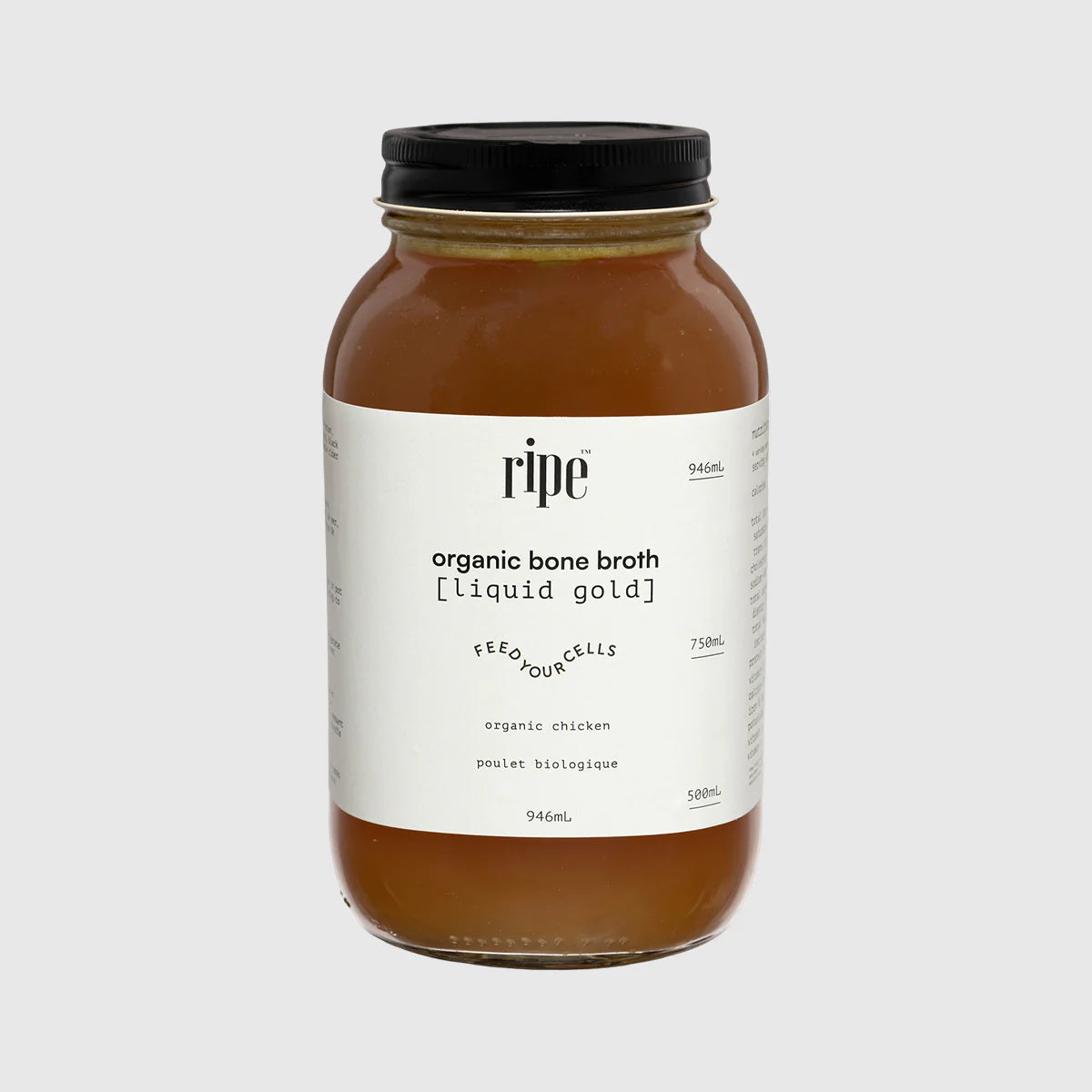 Ripe Liquid Gold Chicken Broth