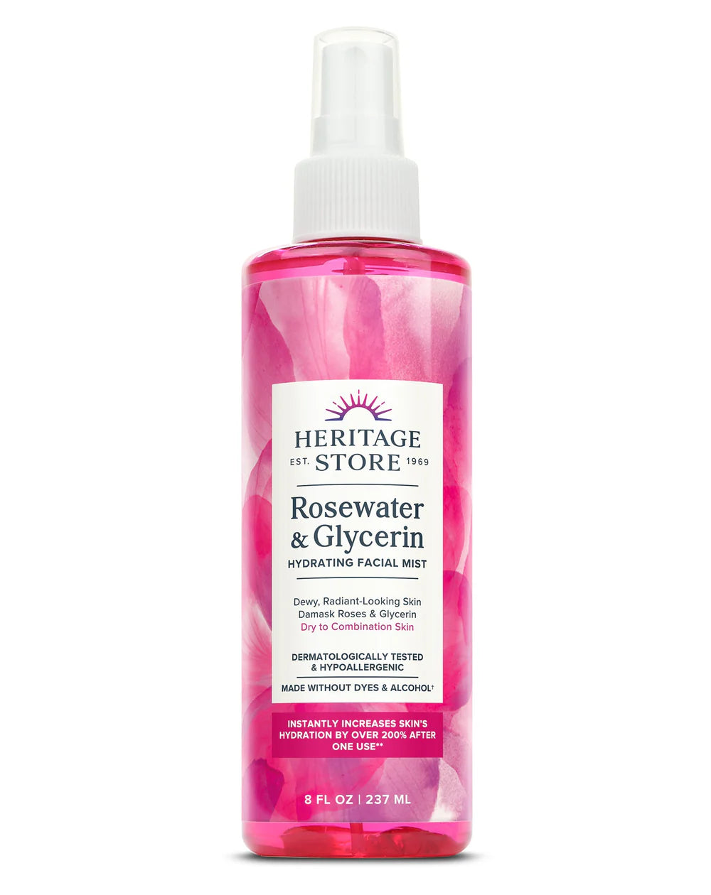 Heritage Store Rosewater & Glycerin Facial Mist