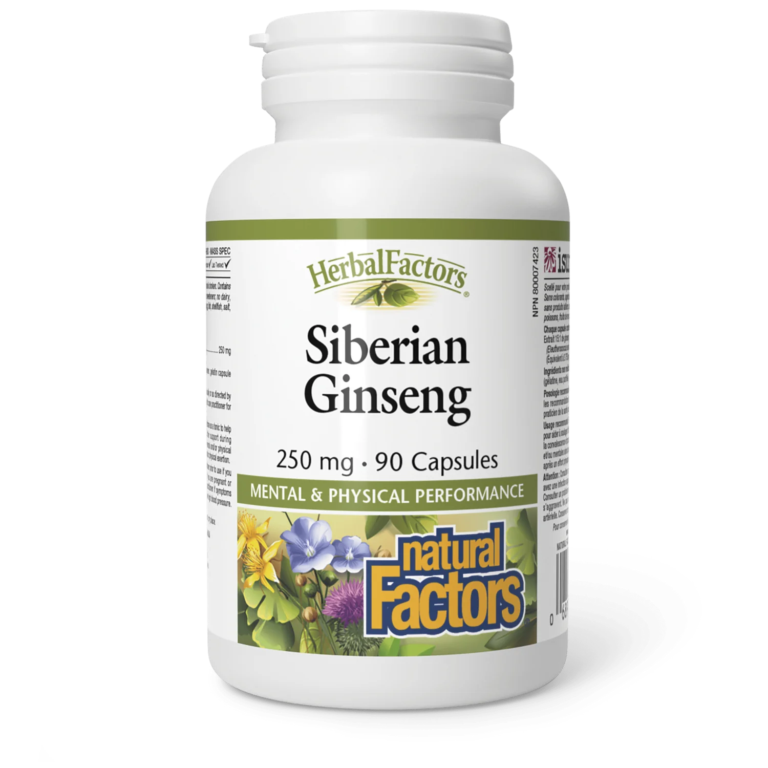 Natural Factors Siberian Ginseng 250mg, HerbalFactors