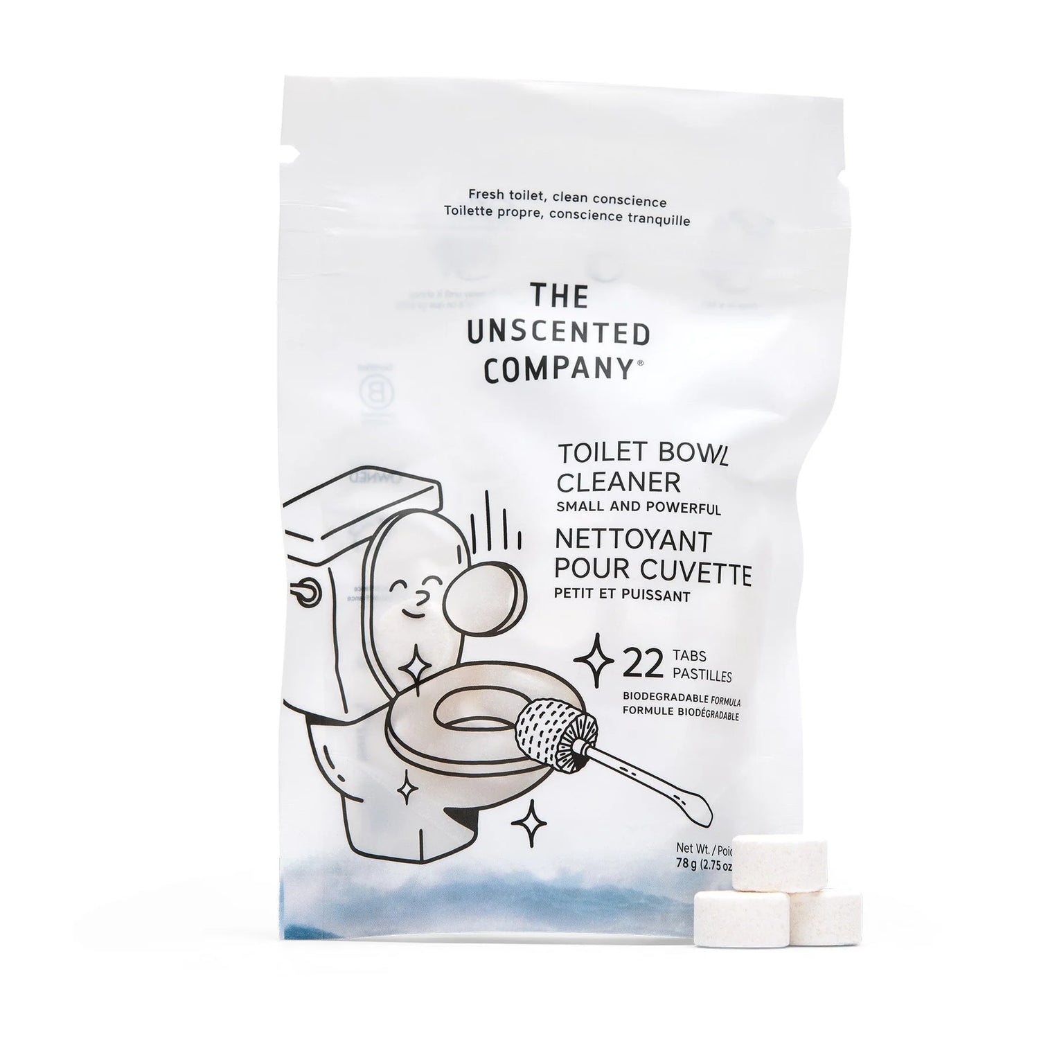The Unscented Company Toilet Bowl Cleaner Tabs