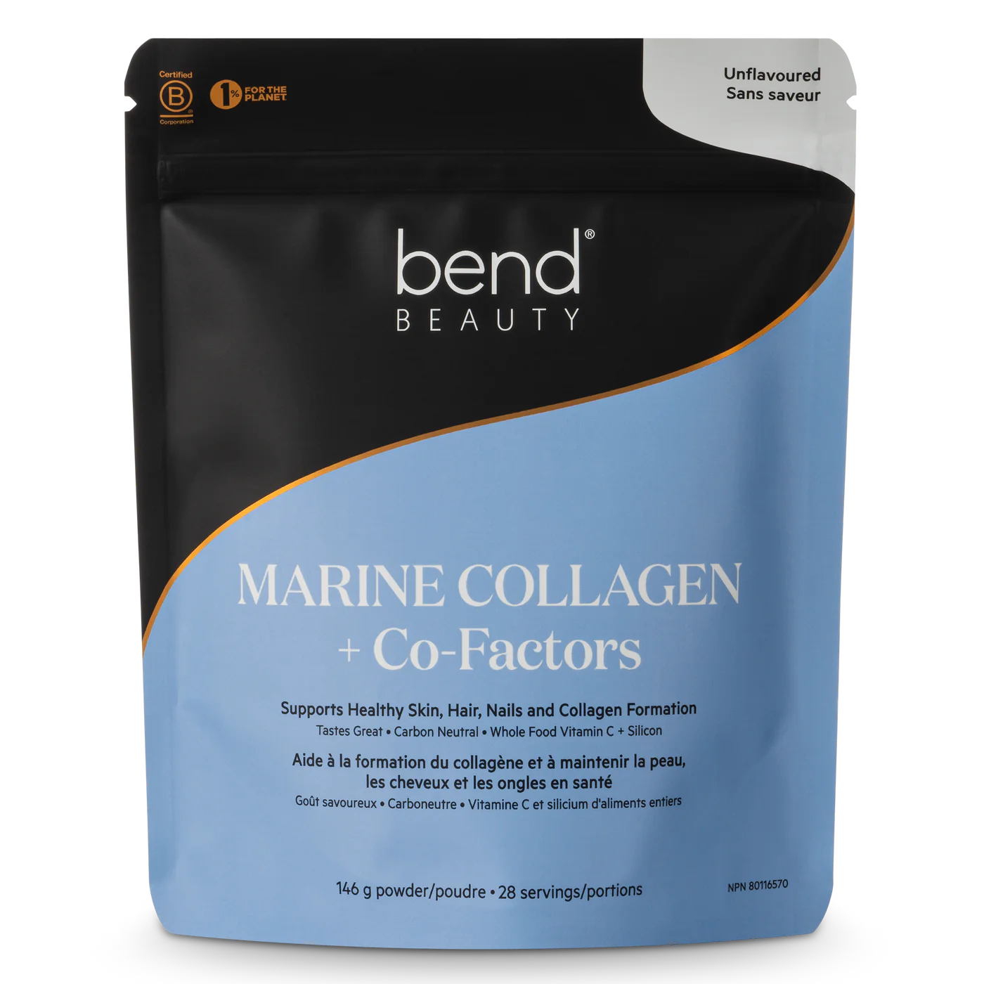 Bend Beauty Marine Collagen + CoFactors 146g Powder